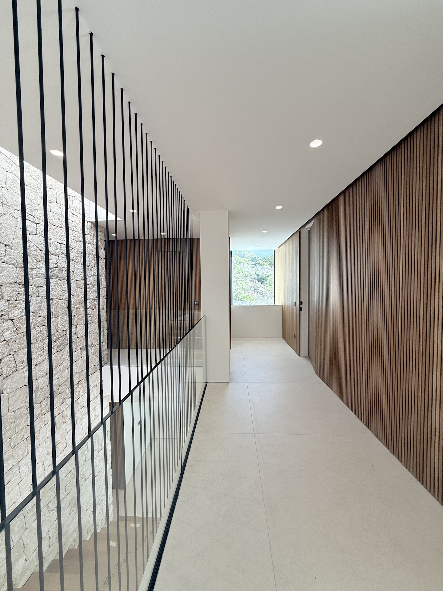 Resa Estates Can Furnet Ibiza te koop sale modern villa sea dalt villa views halllway 7.jpeg